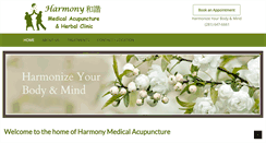 Desktop Screenshot of harmonymedicalacupuncture.com